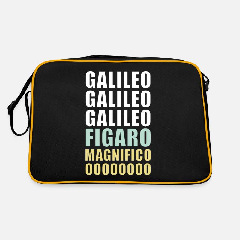 Galileo Figaro Magnificent - Retro Bag - black/gold