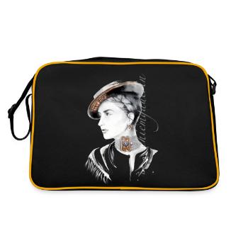 Chiemgau femme - Sac Retro - noir/or - Dos