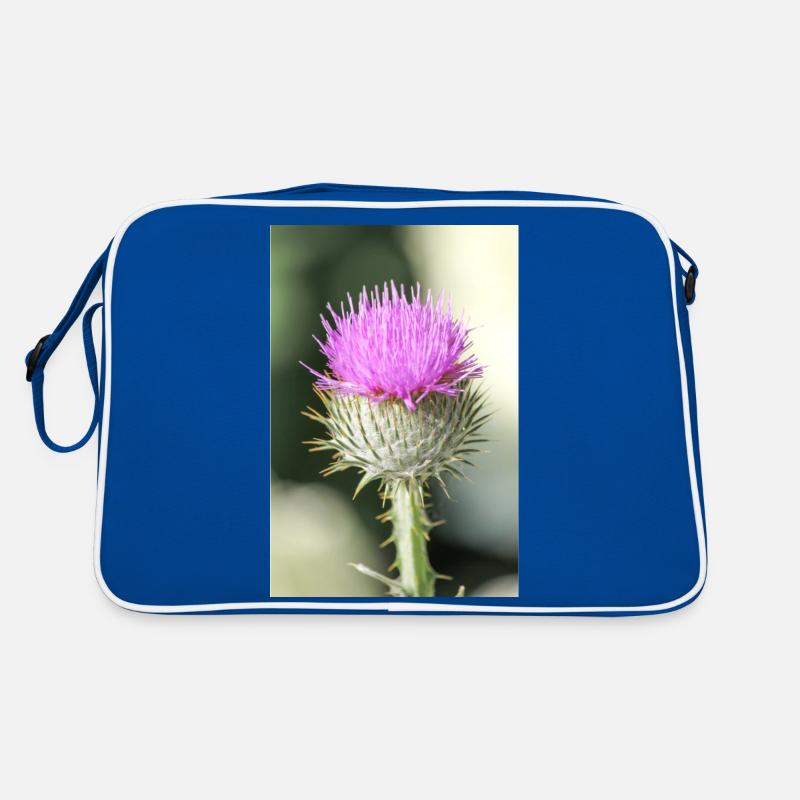 le chardon de coton aussi le chardon écossais ou écossais Sac Retro