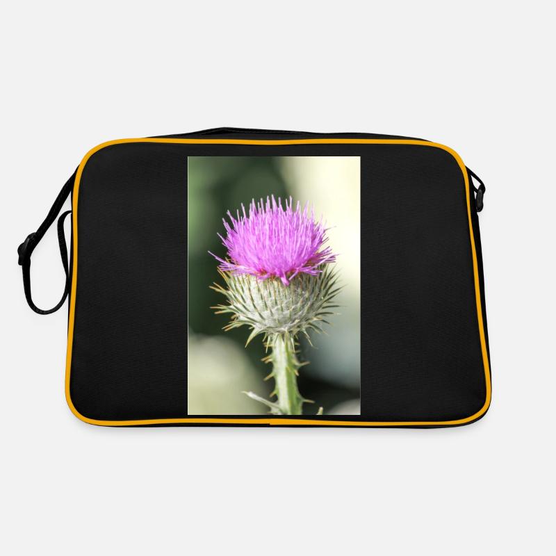 cotton thistle also Scotch or Scottish thistle Retro Bag