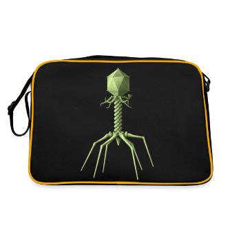 Phage - Retro Bag - black/gold - Back