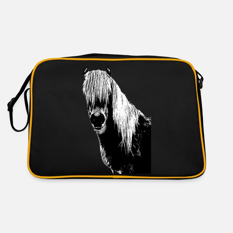 Chevaux Cheval Tête de cheval Cheval Proverbes Sac Retro
