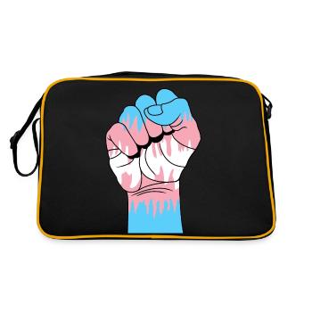 Poing Trans - Sac Retro - noir/or - Dos
