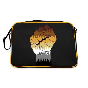 Poing d’ours - Sac Retro - noir/or - Dos