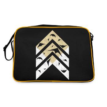 Kite - Retro Bag - black/gold - Back