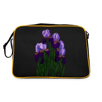 Irysy - Iris - Retro Tasche - Schwarz/Gold - Hinten