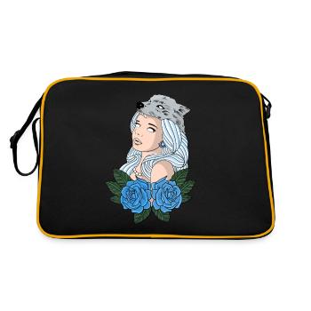 Fille loup - Sac Retro - noir/or - Dos
