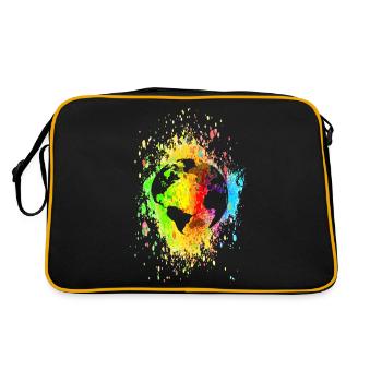 world 03 07 03 01 - Retro Bag - black/gold - Back