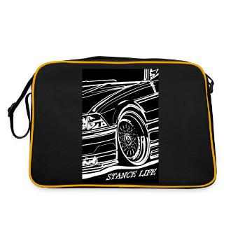 La vie des voitures - Sac Retro - noir/or - Dos