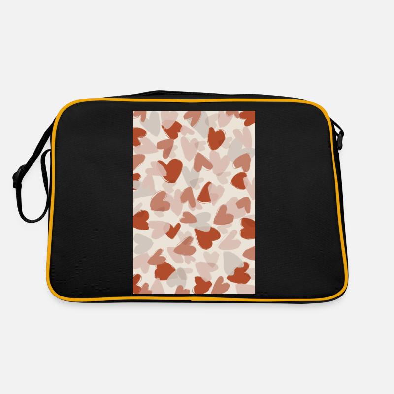 Doux cœurs pastel Sac Retro