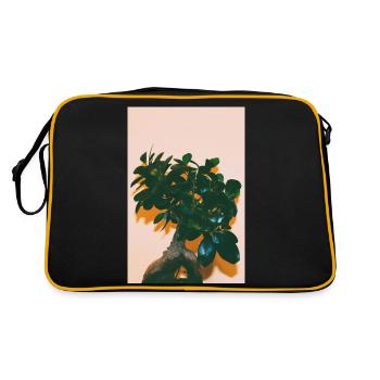 Happiness tree! - Retro Bag - black/gold - Back