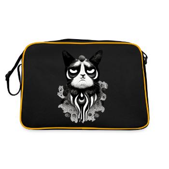 Chat Perché 006 - Sac Retro - noir/or - Dos