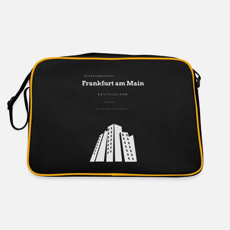 Ville préférée Francfort-sur-le-Main Coordinateurs Sac Retro
