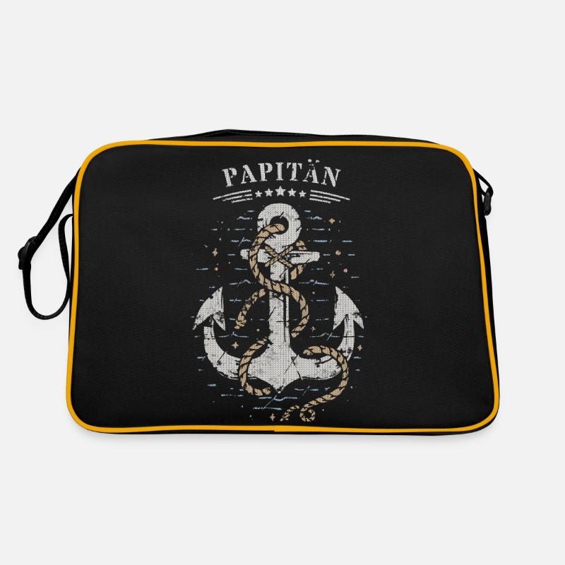 Papitän - Strickmuster Retro Tasche