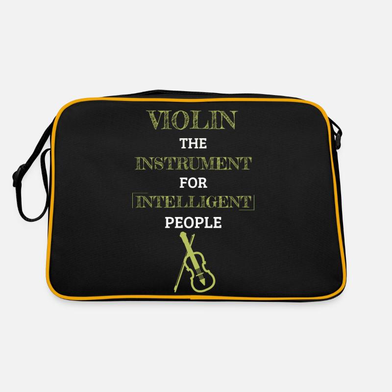 Violin Instrument For Intelligent People Lemon Retro Bag