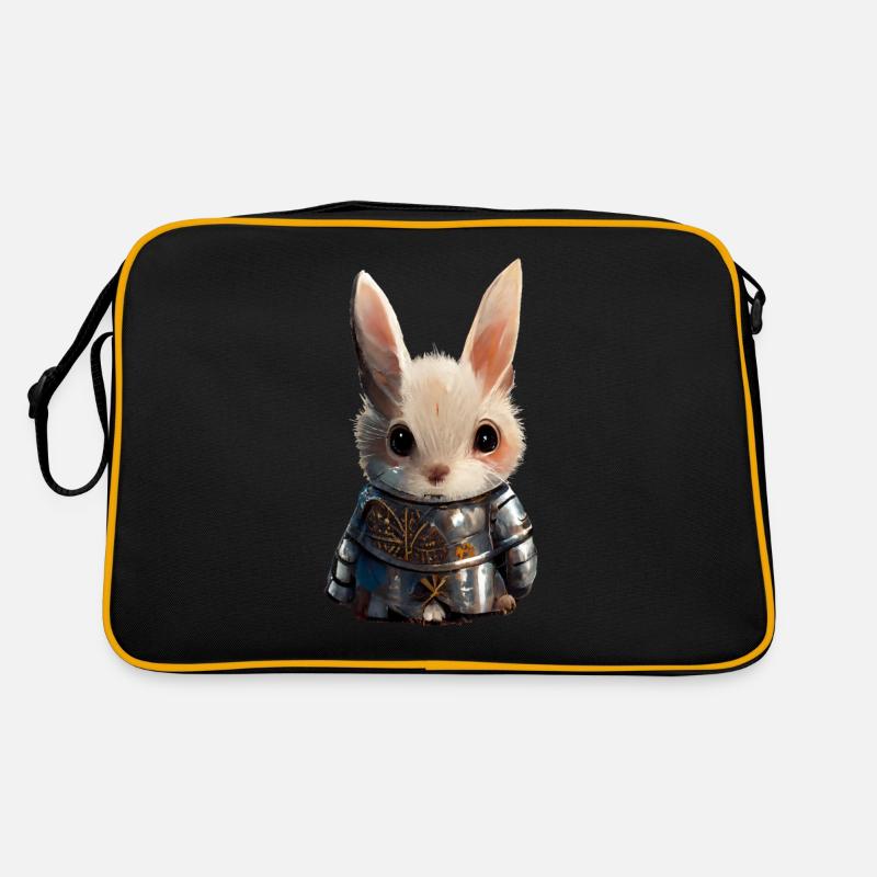 rabbit motive Retro Tasche