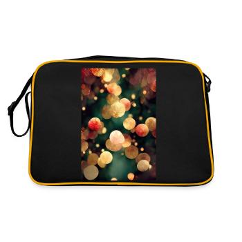 Lumières BG de Noël - Sac Retro - noir/or - Dos