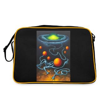 Medusa Galaxy - Retro Bag - black/gold - Back