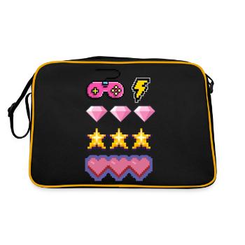 Coup de foudre online - Sac Retro - noir/or - Dos