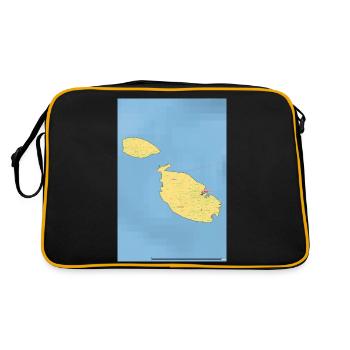Malte Carte - Sac Retro - noir/or - Dos