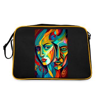 Transformation of two individuals - Retro Bag - black/gold - Back