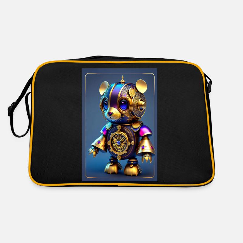 Mignon Clockwork Bébé Hamster Android Sac Retro