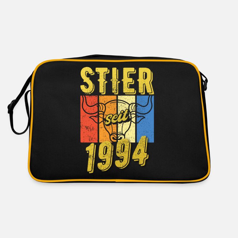 Stier 1994 Geburtstag Sternzeichen Geschenkidee Retro Tasche