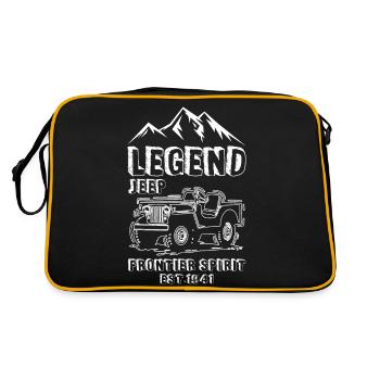 Legend Jeeps Frontier Spirit 1941 - Retro Bag - black/gold - Back