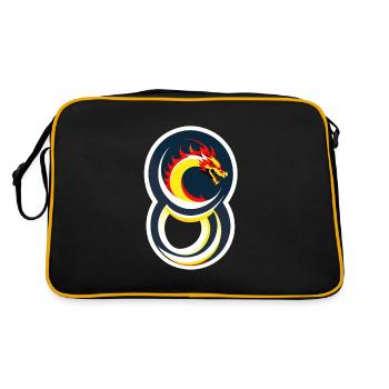 Dragon de feu - Sac Retro - noir/or - Dos
