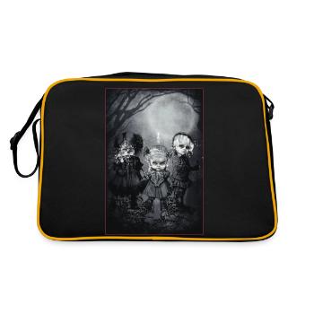 gothic babies Family Portrait - Retro Bag - black/gold - Back