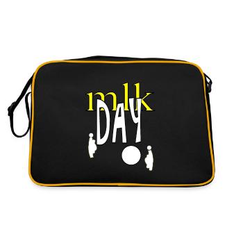 The Martin Luther King Day - Retro Bag - black/gold - Back