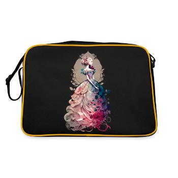 Lady Flower - Retro Bag - black/gold - Back