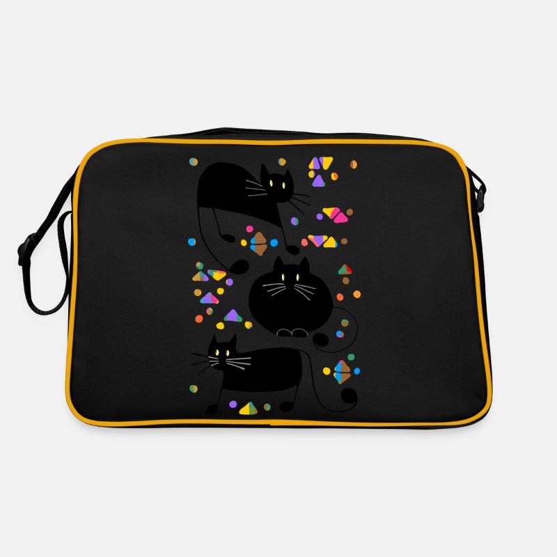 Katzen Retro Tasche