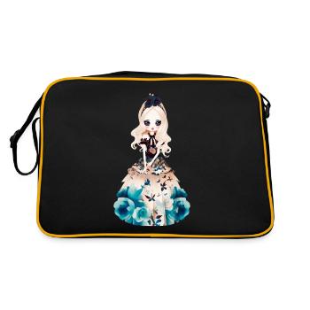 Alisa 1 - Retro Bag - black/gold - Back