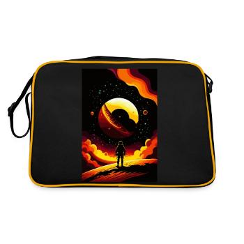 lost in space - Sac Retro - noir/or - Dos
