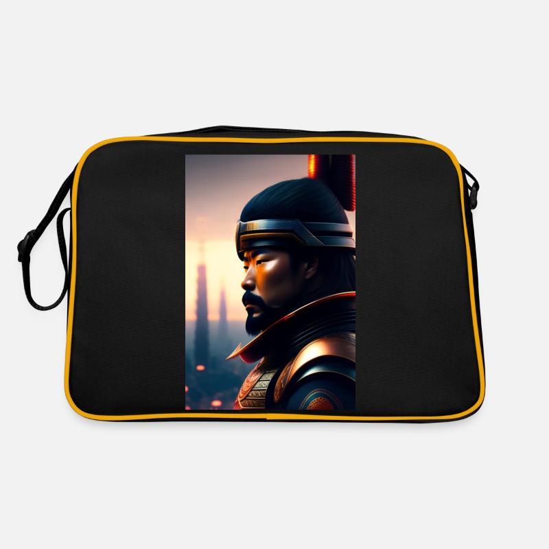 Futuristic Samurai Retro Bag