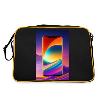 My cell phone - Retro Bag - black/gold - Back