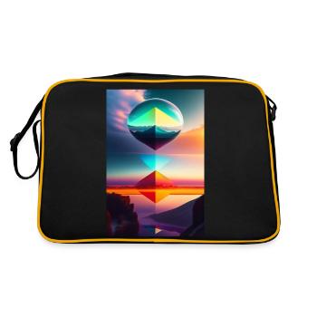 Magie et couleur - Sac Retro - noir/or - Dos