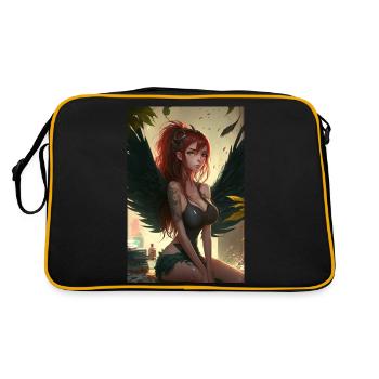 Angel of Darkness - Embrace the Shadows - Retro Bag - black/gold - Back