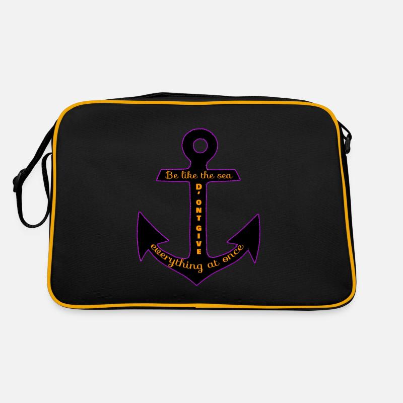 Du gibst nicht alles auf einmal Retro Tasche