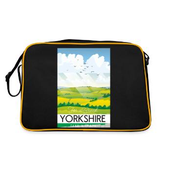 Le Yorkshire fait une pause - Sac Retro - noir/or - Dos