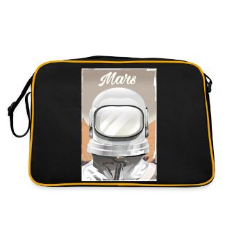 Mars Explorer Astronaute - Sac Retro - noir/or - Dos