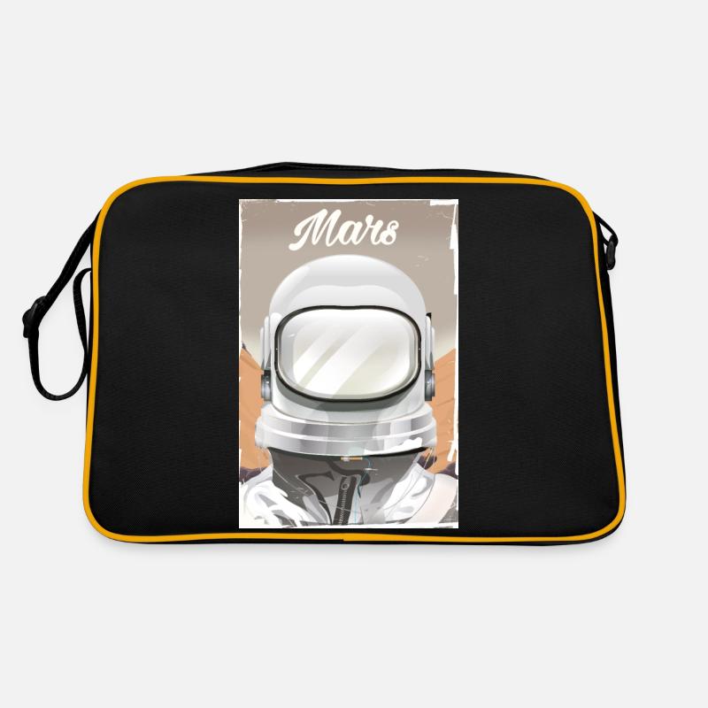 Mars Explorer Astronaut - Retro Bag - black/gold