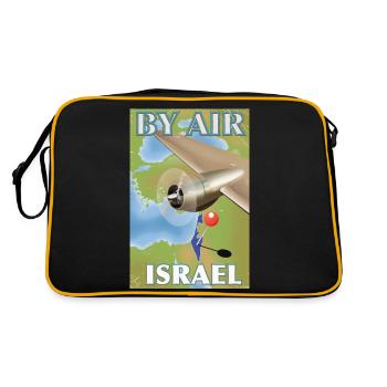 Par Air Israel Affiche de voyage - Sac Retro - noir/or - Dos