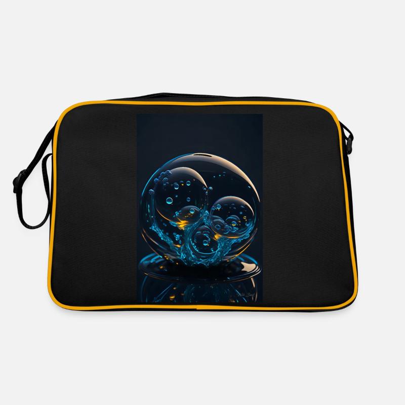 Bulles dans une bulle néon 2 Sac Retro