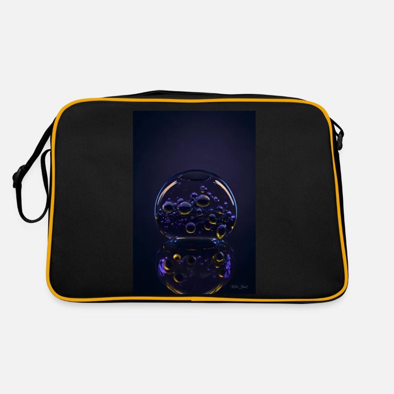 Bulles dans une bulle violette 1 Sac Retro