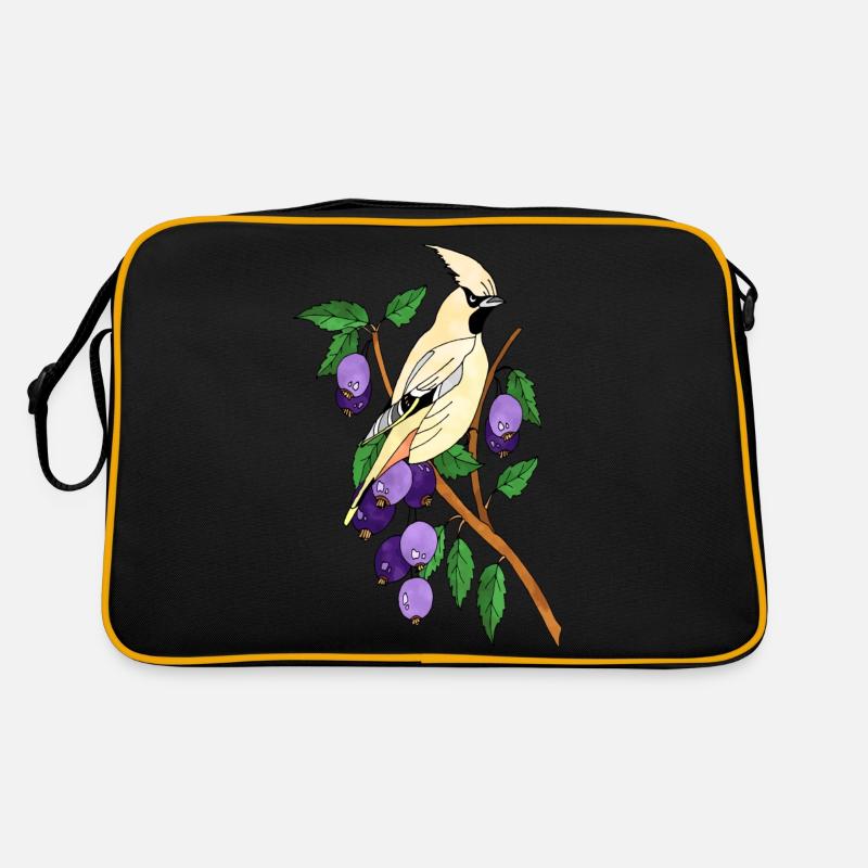 Oiseau coloré Sac Retro