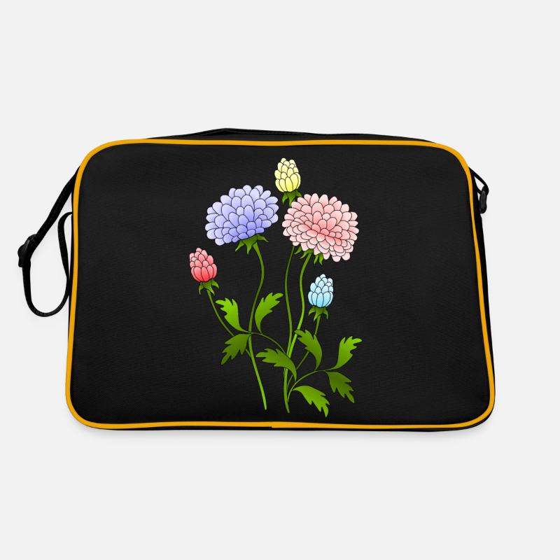 Blumen Retro Tasche