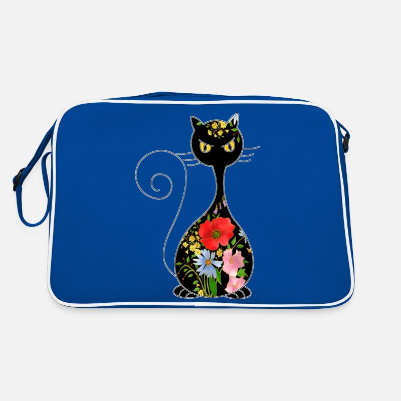 Katze Retro Tasche
