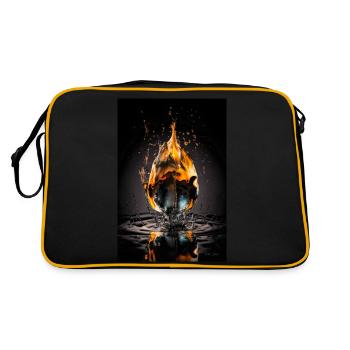 Largage du feu 4 - Sac Retro - noir/or - Dos